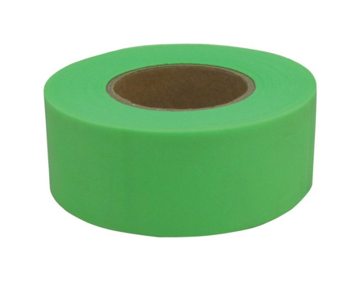 (image for) 150 ft. L x 1.2 in. W Polyvinyl Flagging Tape Lime
