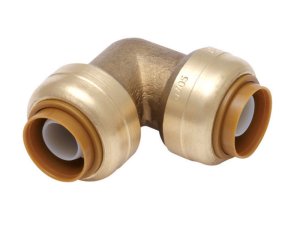 (image for) 1 in. Push x 1 in. Dia. Push Brass Elbow