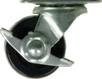 (image for) 2 in. Dia. Swivel Soft Rubber Caster 90 lb. 1 pk