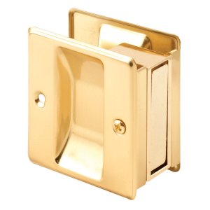 (image for) 2.5 in. L Polished Gold Brass Combination Pull