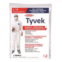 (image for) Tyvek Coverall with Hood and Boots White L 1 pk