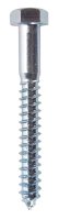 (image for) 1/2 in. x 4 in. L Hex Zinc-Plated Steel Lag Screw 25 pk