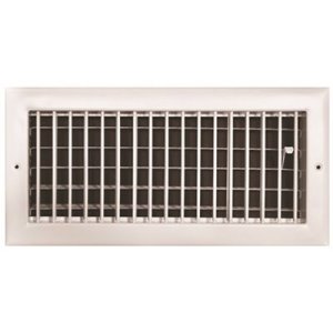 (image for) 14 in. x 6 in. Adjustable 1 Way Wall/Ceiling Register