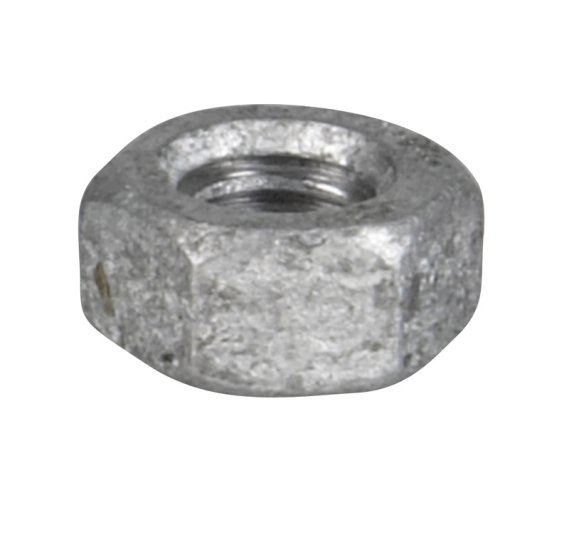 (image for) 1/4 in. Hot Dipped Galvanized Steel USS Hex Nut 100 pk