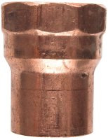 (image for) 1-1/4 in. Sweat x 1 in. Dia. FIP Copper Pipe
