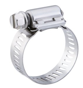 (image for) 2 in. 5 in. SAE 72 Silver Hose Clamp Stainless Stee