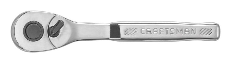 (image for) Craftsman 1/4 in. drive 72 Tooth Pear Head Ratchet