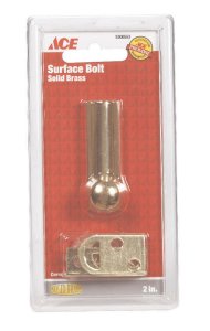 (image for) Bright Brass Brass Surface Bolt