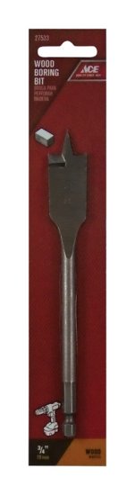 (image for) 3/4 in. x 6 in. L Steel Wood Boring Bit 1 pc.