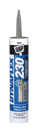(image for) Dynaflex 230 Gray Silicone Door, Trim and Window Sealant 10.