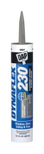 (image for) Dynaflex 230 Gray Silicone Door, Trim and Window Sealant 10.