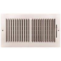 (image for) 12 in. x 6 in. 2-Way Steel Wall/Ceiling Register
