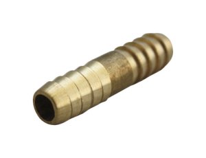 (image for) Brass 1/8 in. Dia. x 1/8 in. Dia. Coupling Yellow 1 pk