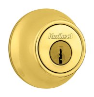 (image for) Polished Brass Metal Double Cylinder Deadbolt