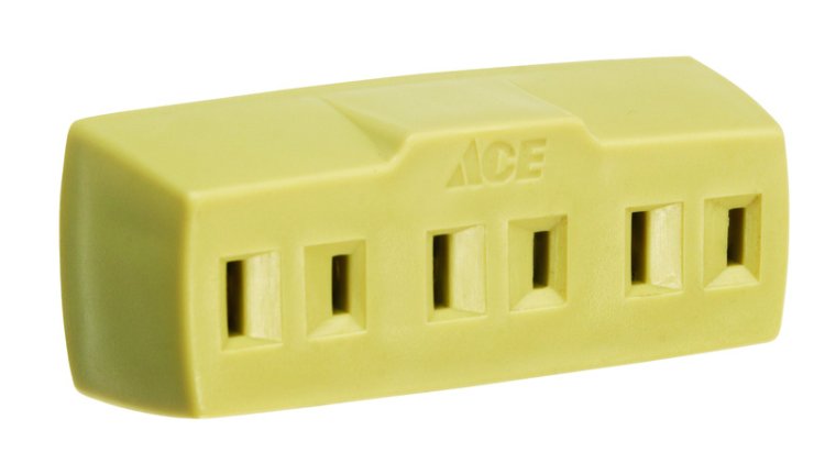 (image for) Polarized 3 outlets Adapter 1 pk