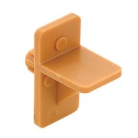 (image for) Tan Plastic Regular Duty Shelf Support N/A Ga. 7/16