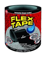 (image for) 4 in. W x 5 ft. L Black Waterproof Repai