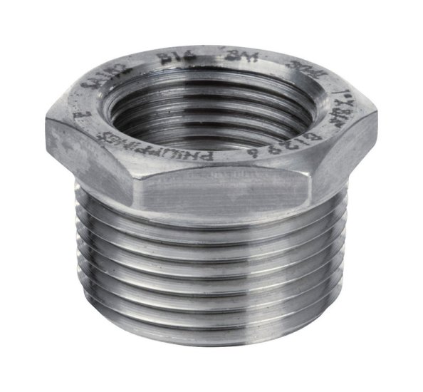 (image for) 3/4 in. MPT x 1/4 in. Dia. FPT Stainless Steel Hex
