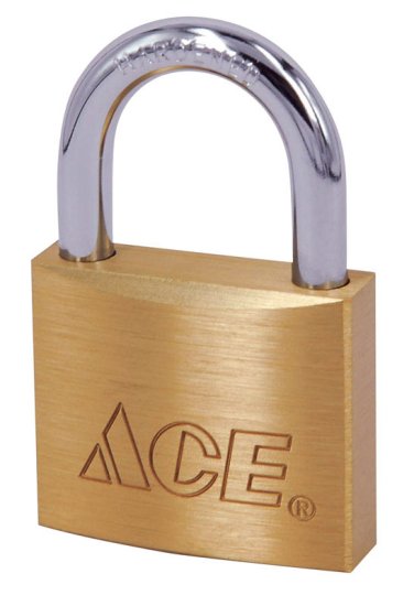 (image for) 1-1/16 in. H x 1-1/8 in. W x 7/16 in. L Brass Double Locking