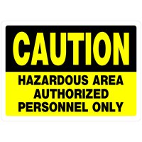 (image for) Hillman English White Caution Sign 10 in. H X 14 in. W