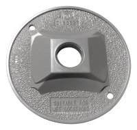 (image for) Electric Round Metal Lampholder Cover For Wet Locations