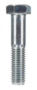 (image for) 5/8 in. Dia. x 3 in. L Zinc Plated Steel Hex Bolt 25 pk