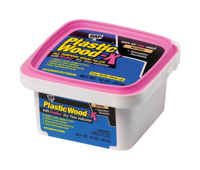 (image for) Plastic Wood-X Natural Wood Filler 16 oz.