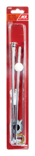 (image for) Polished Chrome Sink Drain Rod and Strap