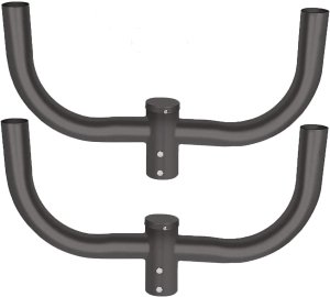 (image for) Double Bullhorn Bracket for LED Parking Lot Light Mount 2 Pack