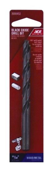 (image for) 11/32 in. x 4-3/4 in. L High Speed Steel Drill Bit 1 pc.