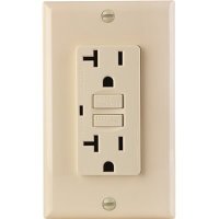(image for) GFCI 20 Amp 120-Volt Ivory