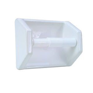 (image for) Ceramic Toilet Tissue Holder- Slip-On Clip
