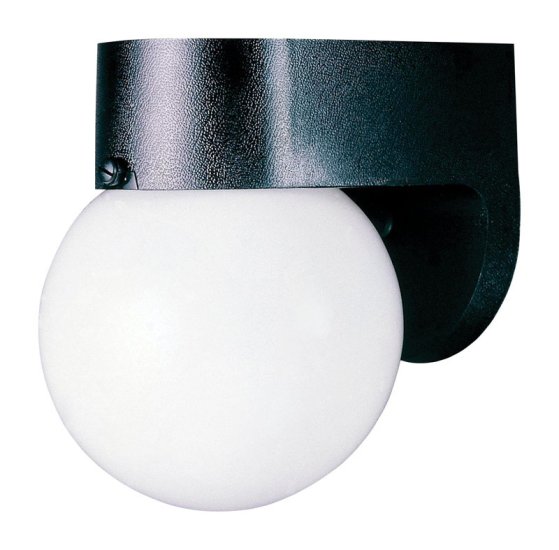 (image for) Gloss Black Switch Incandescent Light Fixture