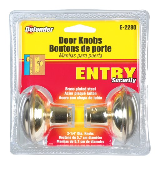 (image for) Bright Brass Steel Replacement Knobs Right Handed