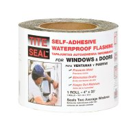 (image for) Tite Seal 4 in. W X 33 ft. L Rubber Self-Adhesive Waterproof Fla