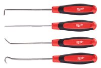 (image for) Milwaukee 4 in. Chrome Plated Steel Hook and Pick Set 4 pc