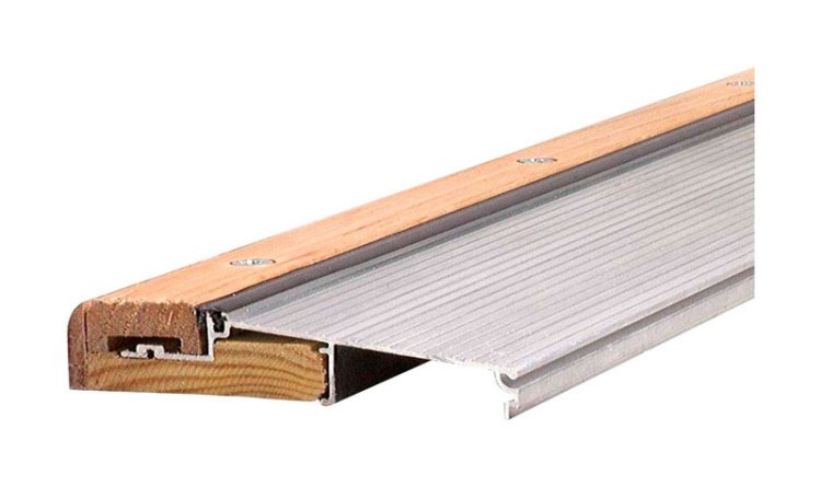 (image for) 1.13 H x 5.63 in. W x 36 in. L Mill Oak Adjustable Deluxe Th