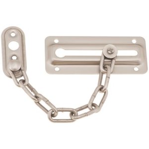 (image for) CHAIN DOOR GUARD SATIN NICKEL