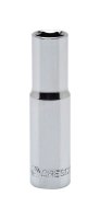 (image for) 17 mm x 3/8 in. drive Metric 6 Point Deep Socket 1 pc.