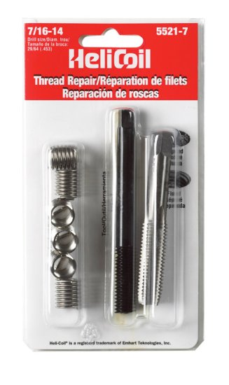 (image for) 7/16 in. Stainless Steel Thread Repair Kit 14