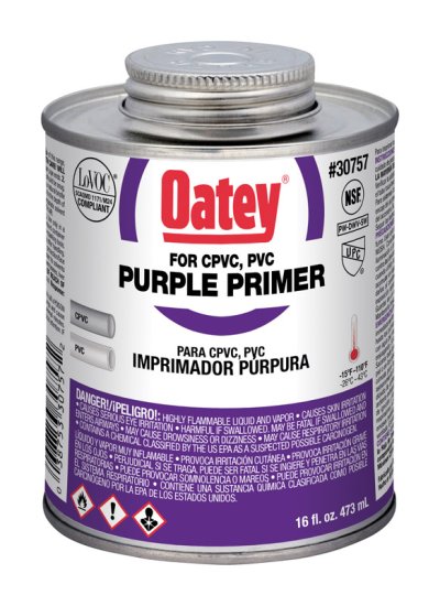 (image for) Purple Primer and Cement For CPVC/PVC 16 oz.