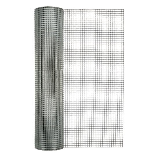 (image for) 36 in. W Steel Hardware Cloth Silver 1/2 Mesh per Ft.