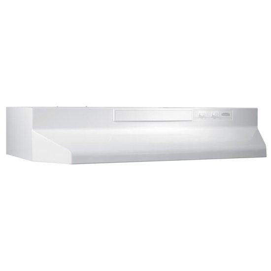 (image for) 30 in. W White Combo Range Hood