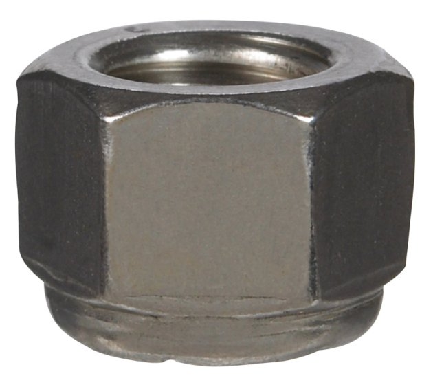 (image for) 1/2 in. Stainless Steel SAE Nylon Lock Nut 25 pk