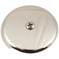 (image for) Bath Drain Face Plate 1 Hole Brushed Nickel