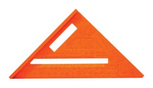 (image for) 7 in. L x 10 in. H Plastic Rafter Angle Square Orange
