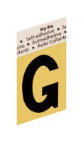 (image for) 1-1/2 in. Black Aluminum Self-Adhesive Letter G 1 pc.