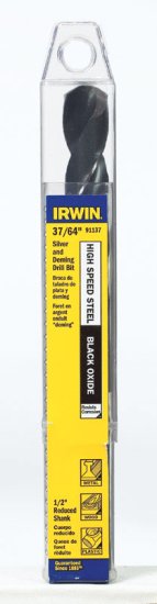 (image for) 37/64 in. x 6 in. L High Speed Steel Drill Bit 1 pc.