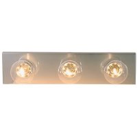 (image for) 18 in. Metallic Vanity in Lighting Strip Chrome 3-Bulb