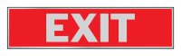 (image for) English Red Informational Sign 2 in. H x 8 in. W